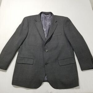 Joseph Feiss "Gold" TWEED Blazer Men 46R Sport Coat Houndstooth Wool Jacket